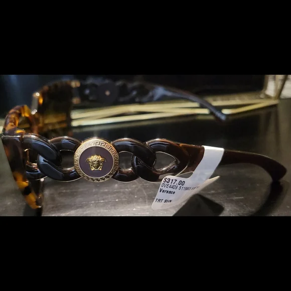 Versace Tortoise Shell Sunglasses Glasses